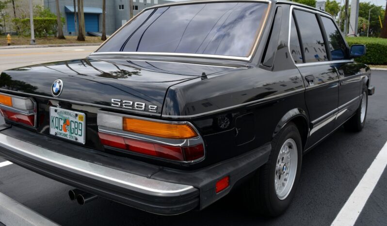 1988 BMW 528E full