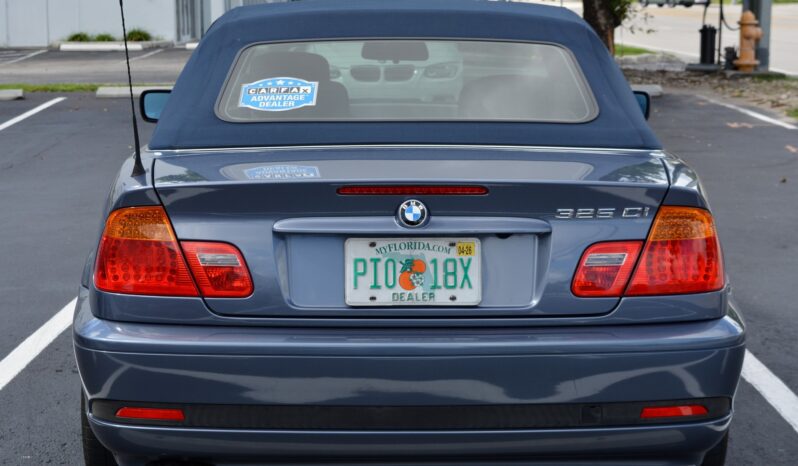 2004 BMW 325CI CONVERTIBLE full