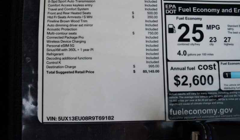 2024 BMW X5 SDRIVE40I M SPORT PROFESSIONAL PKG EXECUTIVE PKG full
