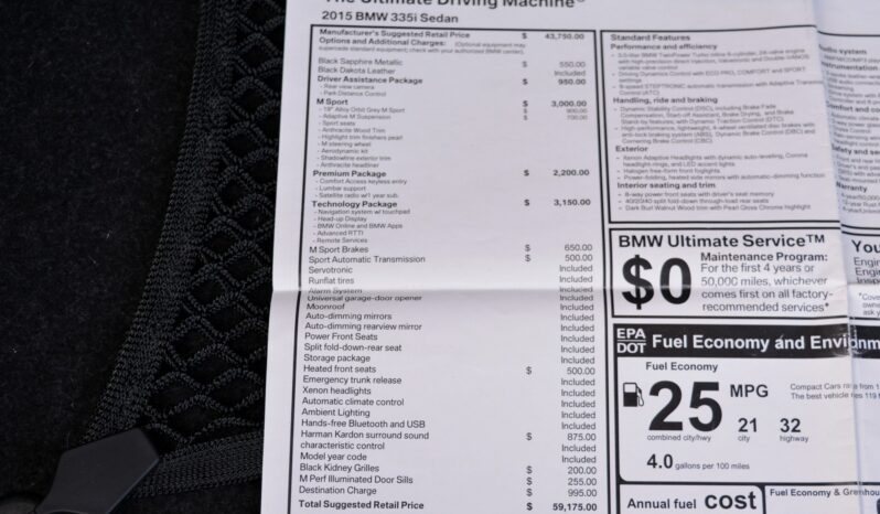 2015 BMW 335I M SPORT full